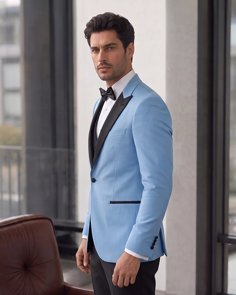 Slim Fit Tuxedo One Button 2 Suit