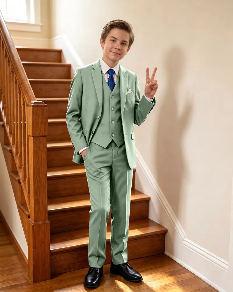 Stylish 3 Piece Suit Boys Formal Outfit For Special Events