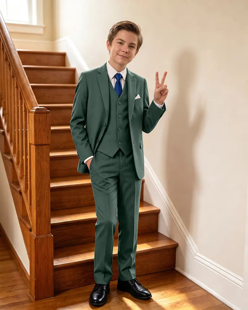 Stylish 3 Piece Suit Boys Formal Outfit For Special Events