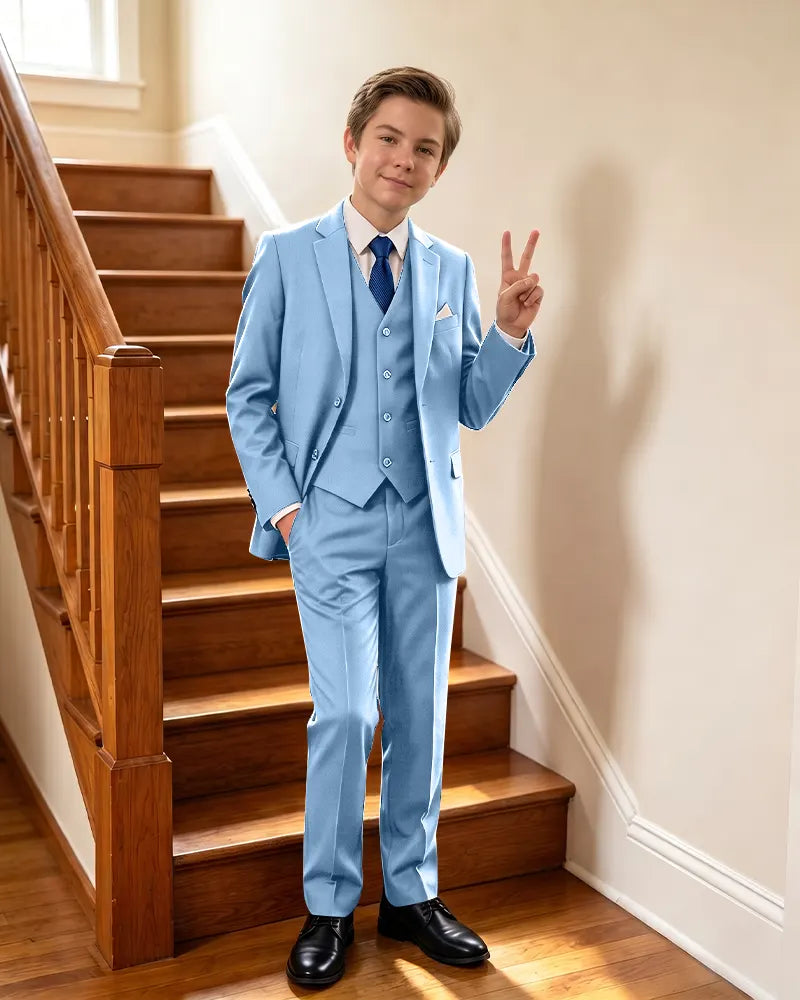 Stylish 3 Piece Suit Boys Formal Outfit For Special Events
