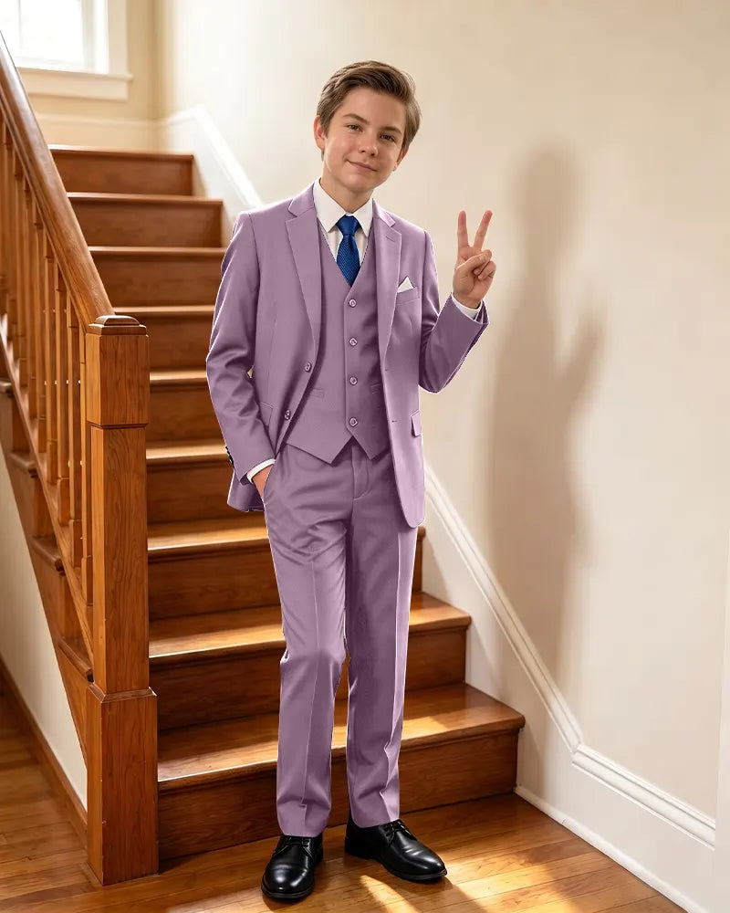 Stylish 3 Piece Suit Boys Formal Outfit For Special Events