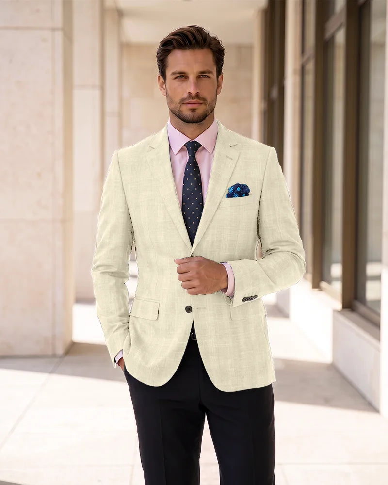 Single Breasted Blazer Lightweight Sport Coat