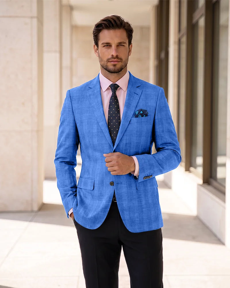 Single Breasted Blazer Lightweight Sport Coat