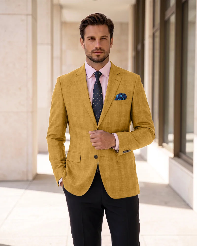 Single Breasted Blazer Lightweight Sport Coat