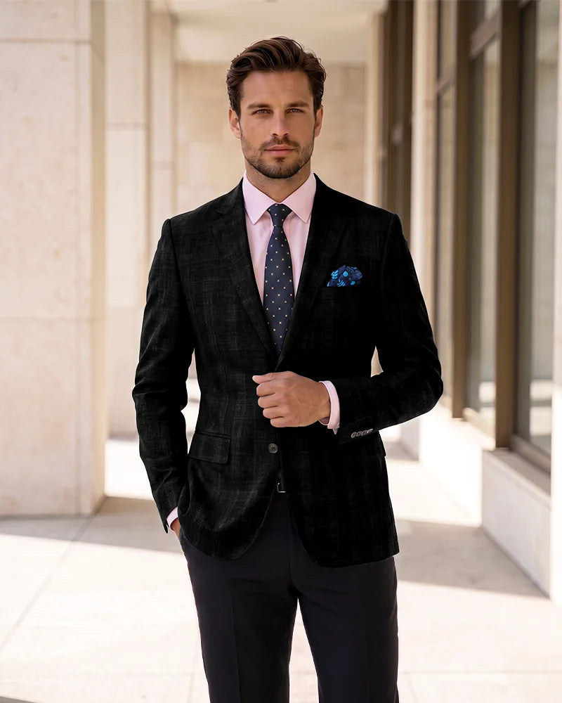 Single Breasted Blazer Lightweight Sport Coat