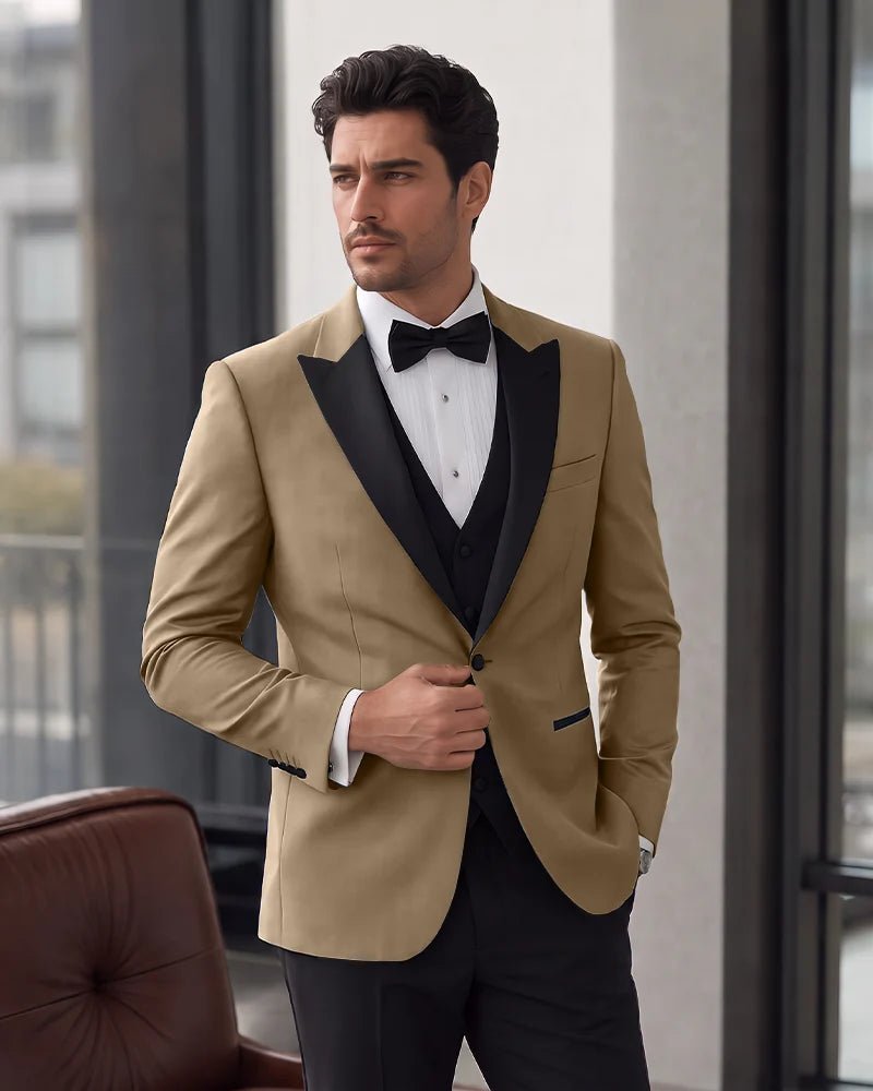 Slim Fit Tuxedo One Button 2 Suit