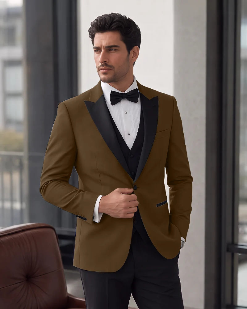 Slim Fit Tuxedo One Button 2 Suit