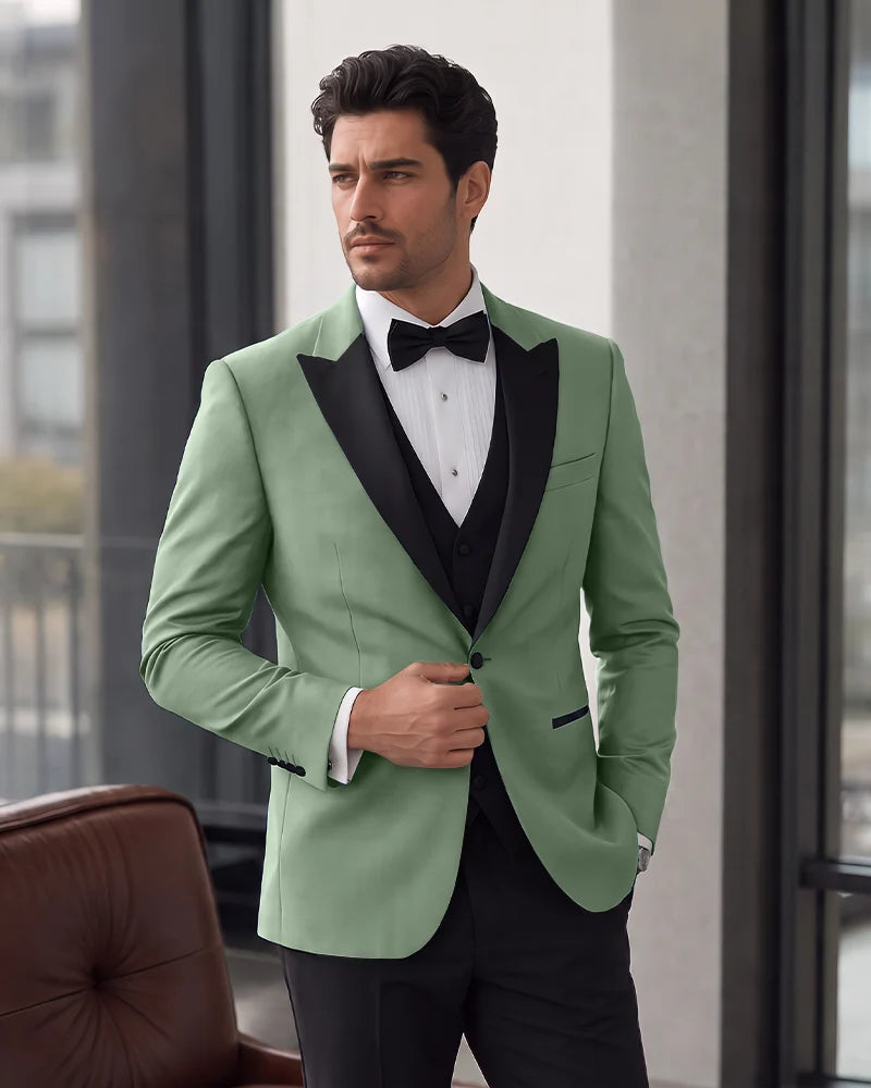 Slim Fit Tuxedo One Button 2 Suit
