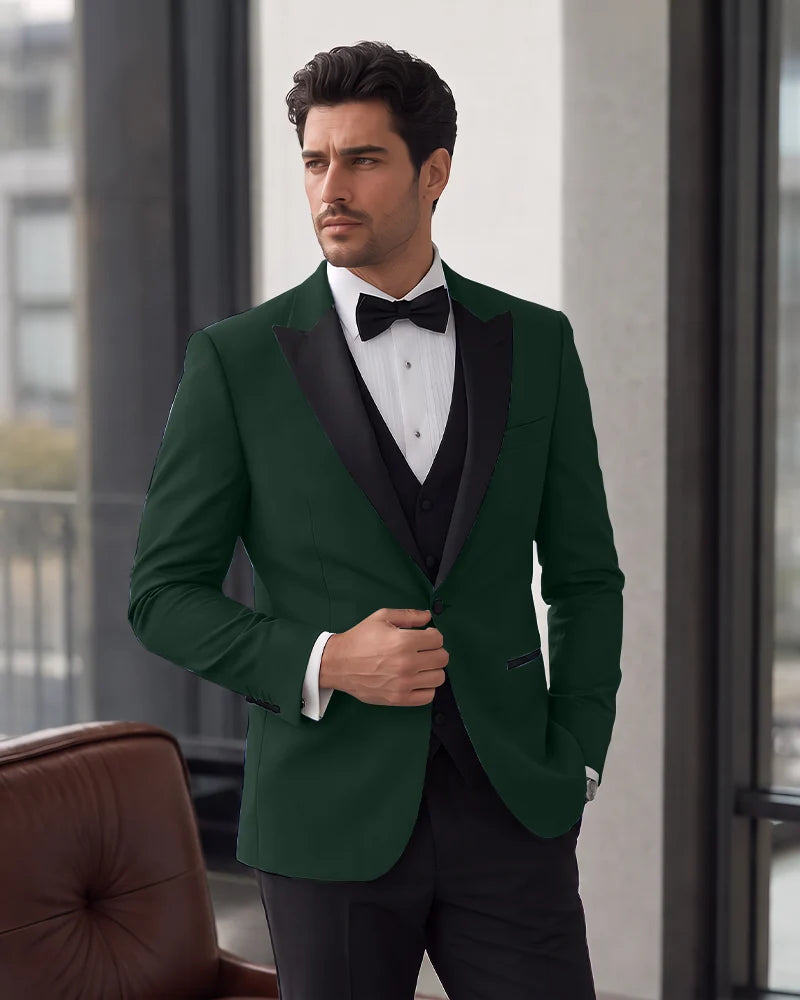 Slim Fit Tuxedo One Button 2 Suit