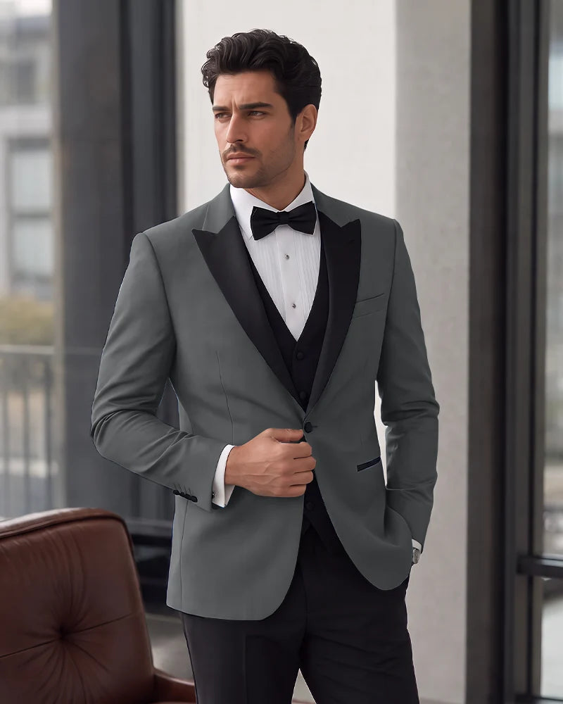 Slim Fit Tuxedo One Button 2 Suit