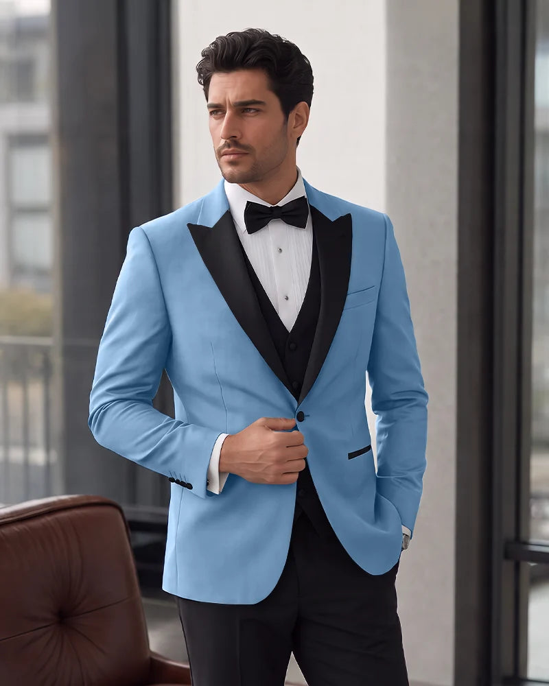 Slim Fit Tuxedo One Button 2 Suit