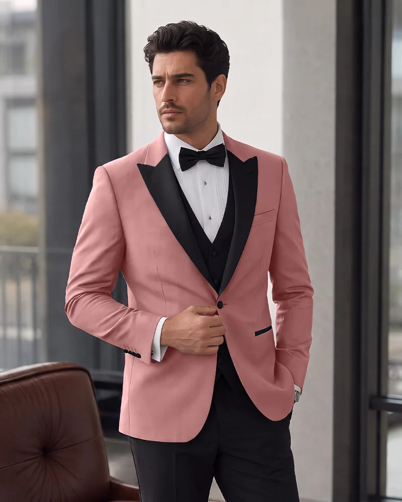 Slim Fit Tuxedo One Button 2 Suit
