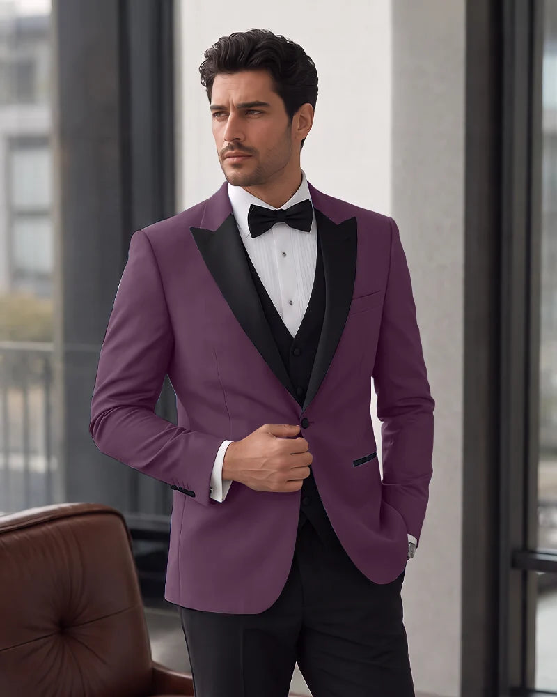 Slim Fit Tuxedo One Button 2 Suit