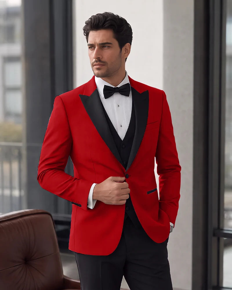 Slim Fit Tuxedo One Button 2 Suit
