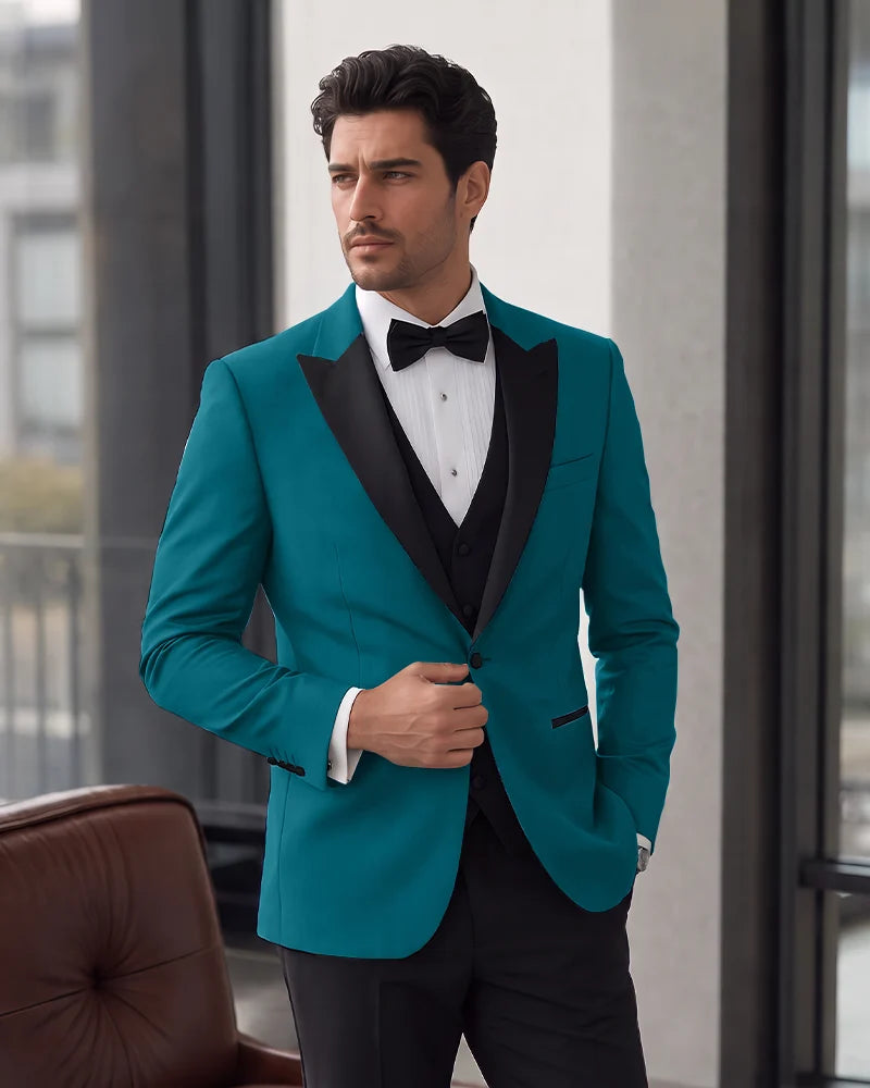 Slim Fit Tuxedo One Button 2 Suit