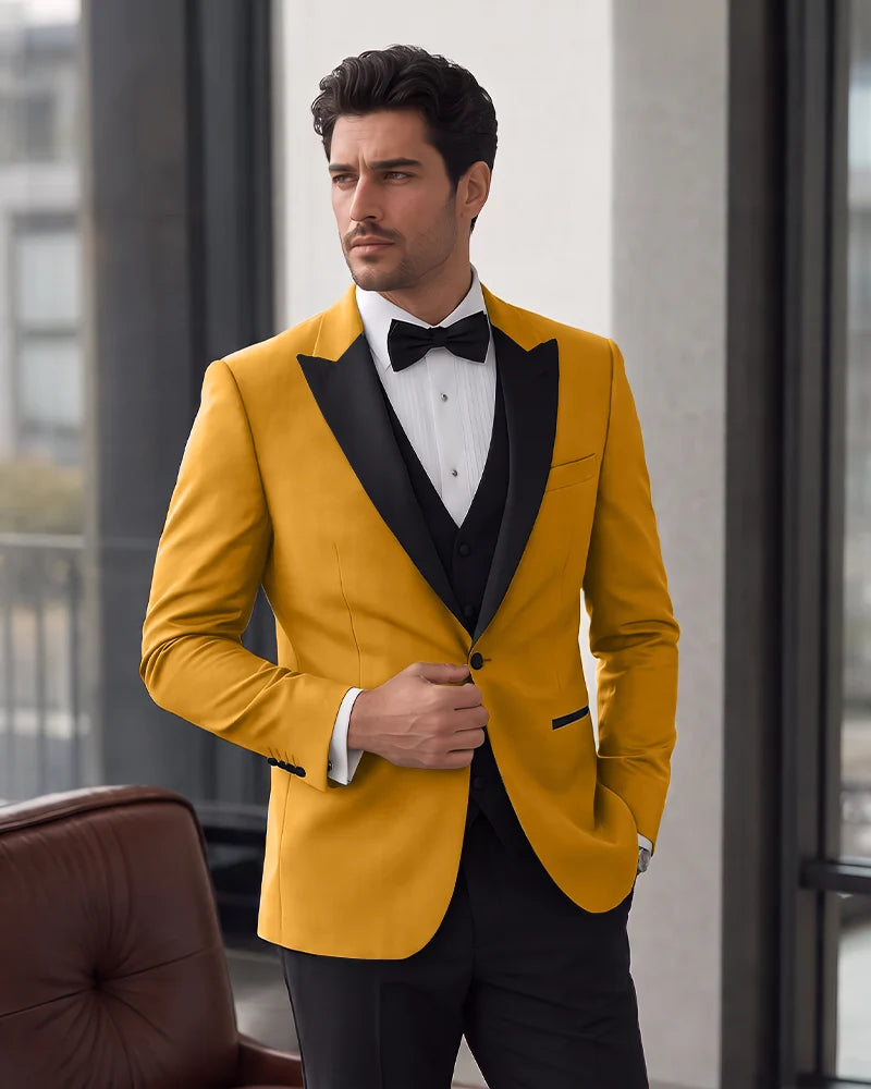 Slim Fit Tuxedo One Button 2 Suit