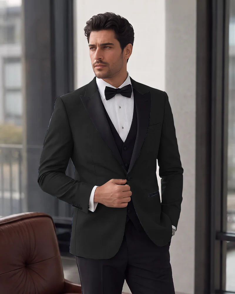 Slim Fit Tuxedo One Button 2 Suit